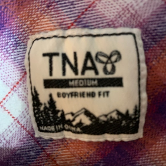 TNA flannel plaid shirt - Picture 5 of 6
